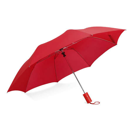 Зонт полуавтоматический «Tulsa» красный