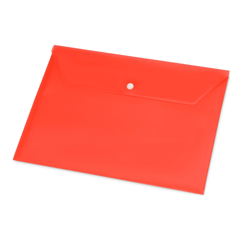 Папка - конверт на кнопке Letter красная