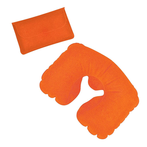 Подушка надувная "Fly" оранжевая