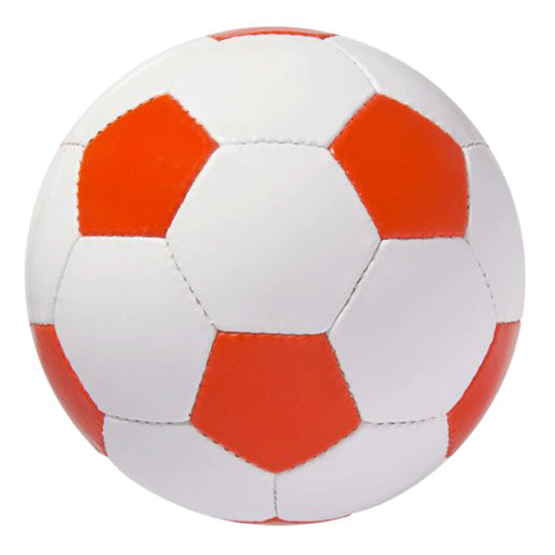 Мяч футбольный STREET красный