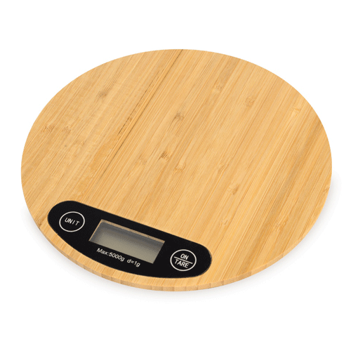 Кухонные весы «Scale» бамбуковые