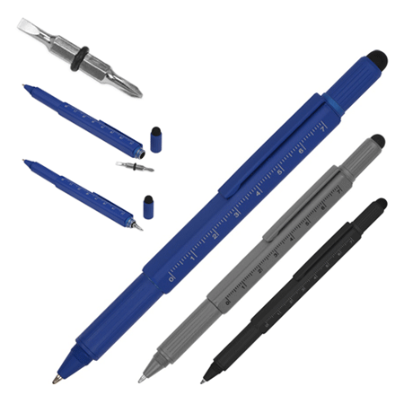 Ручки-стилусы «Tool» с уровнем и отверткой