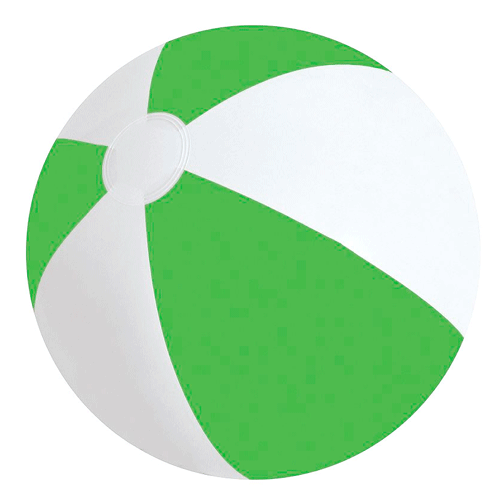 Мяч надувной Зебра бело-зеленый