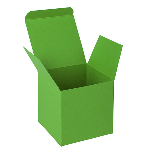 Коробка подарочная CUBE зеленая