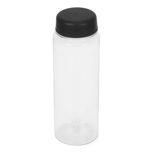 Бутылка для воды «Sporty» прозрачно-черная