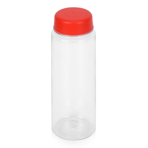 Бутылка для воды «Sporty» прозрачно-красная