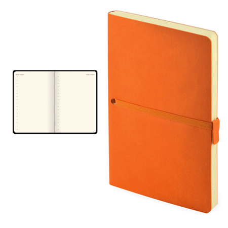 Ежедневник недатированный оранжевый TOKYO А5 формата