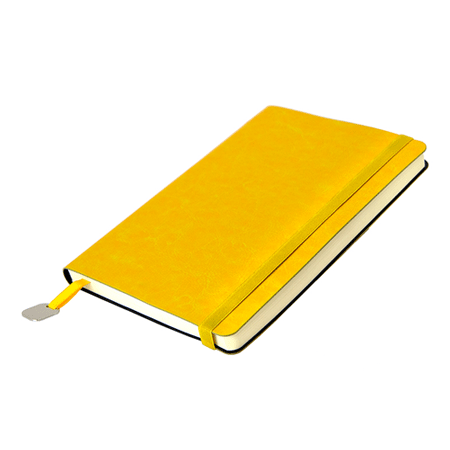 Ежедневник недатированный желтый BOOMER формат А5