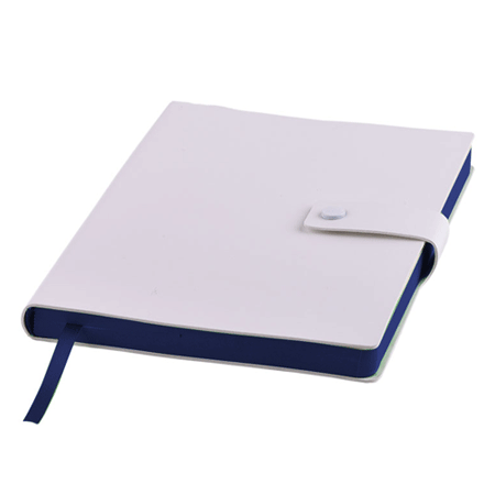 Ежедневник недатированный белый с синим STELLAR А5 