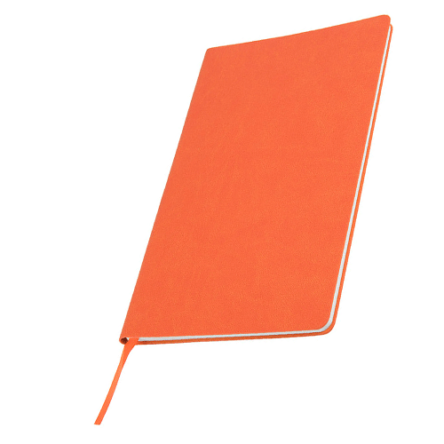 Бизнес-блокнот оранжевый Эдри формат А5